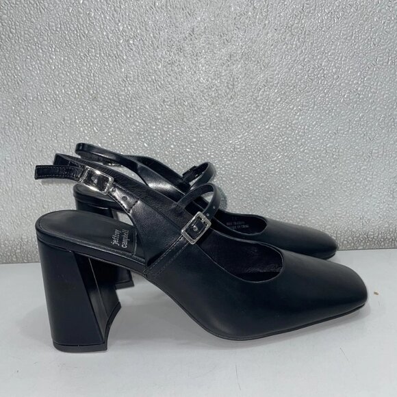 Free People x Jeffrey Campbell Women’s Paige Slingback Heels – Black – Size 7.5 - Picture 7 of 8